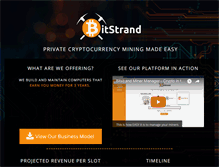 Tablet Screenshot of bitstrand.com